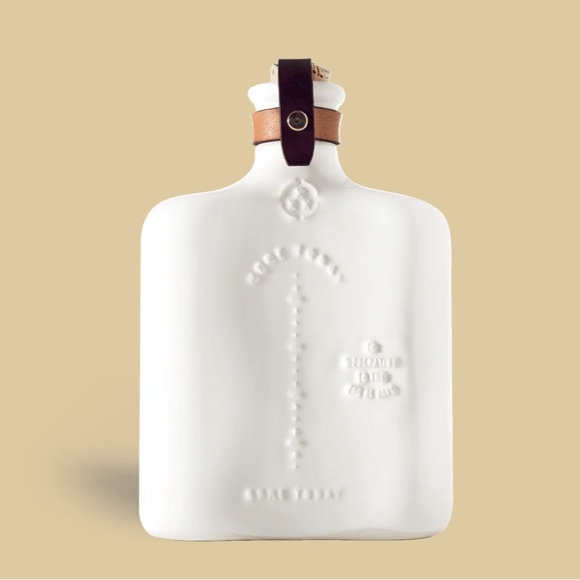 Ivory Ceramic Flask - Picture 1 of 6